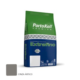 Rejunte Cinza Artico Extrafino Portokoll Multiuso kit 12Kg