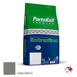 Rejunte Cinza Artico Extrafino Portokoll Multiuso kit 12Kg